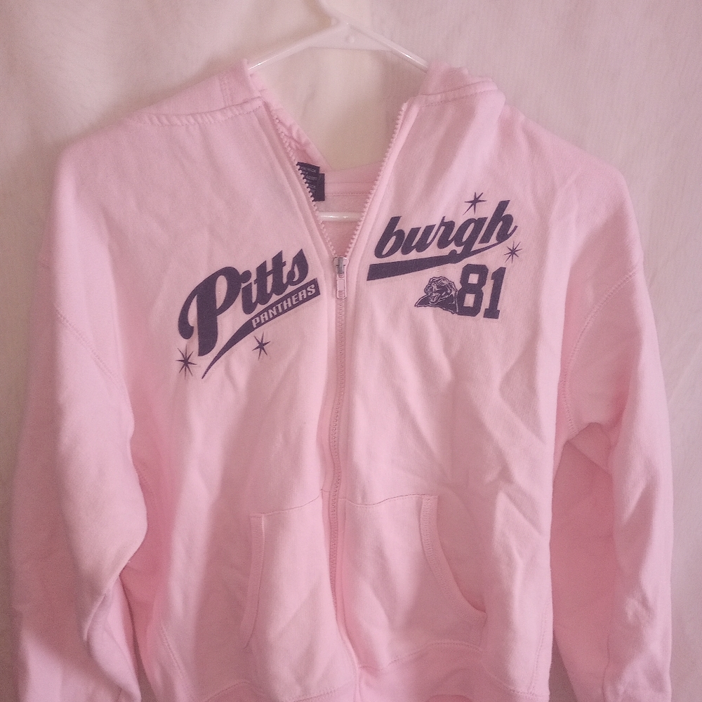 Pink Pittsburgh Panthers hooddie
